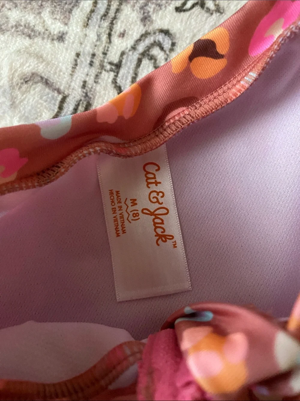 Bundle (2) NWOT Cat & Jack/WonderNation Girls Swimsuits (M/8)